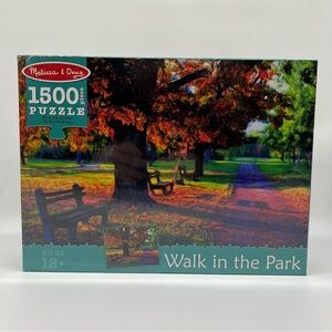Melissa & Doug 1500 Piece Puzzle “Walk in the Park  33"x24" New Sealed
